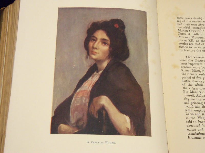 1904 VENICE AND ITS STORY BY T. OKEY THIRD EDITION BOOK - COLOR ILLUS. - KD 3496
