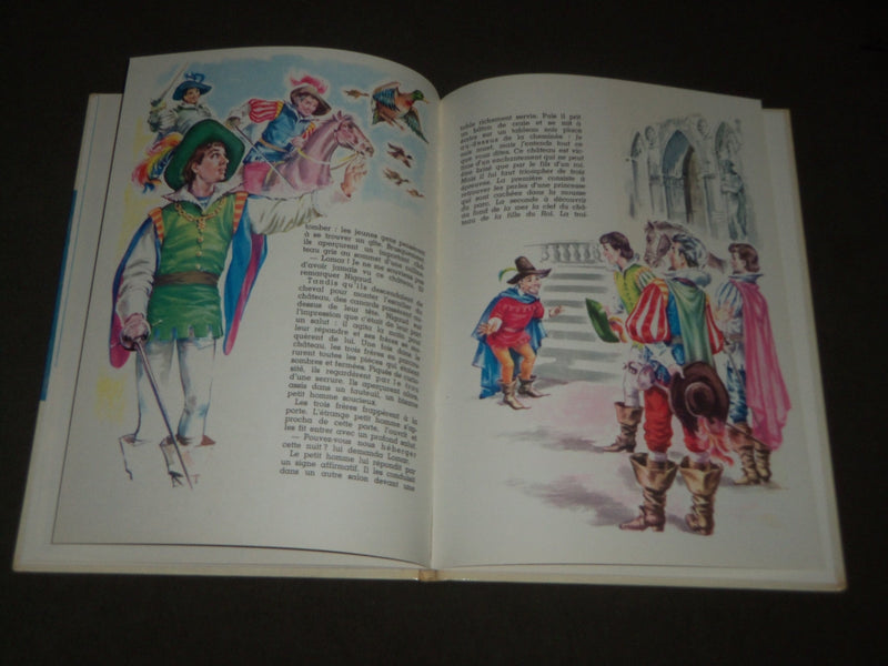 1964 LES CONTES DE GRIMM & D'APRES PERRAULT FRENCH BOOK LOT OF 2 - KD 4764