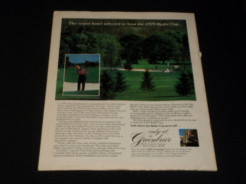 1978 AUGUST 25 GOLF WORLD MAGAZINE - CATHY SHERK FRONT COVER - E 6694