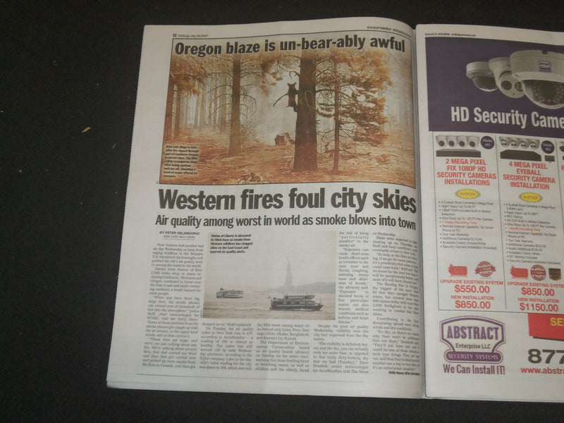 2021 JULY 22 NEW YORK DAILY NEWS NEWSPAPER - NYC TRANSIT CUTS COMING