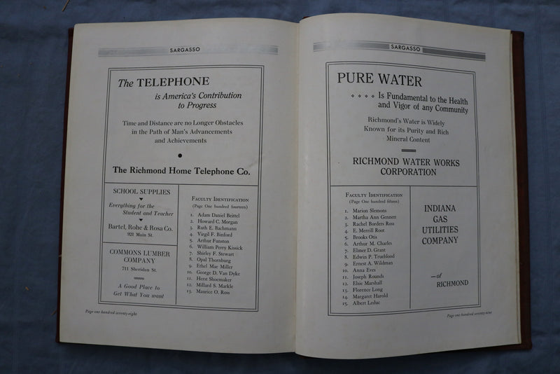 1932 THE SARGASSO EARLHAM COLLEGE YEARBOOK - RICHMOND, INDIANA - YB 3426