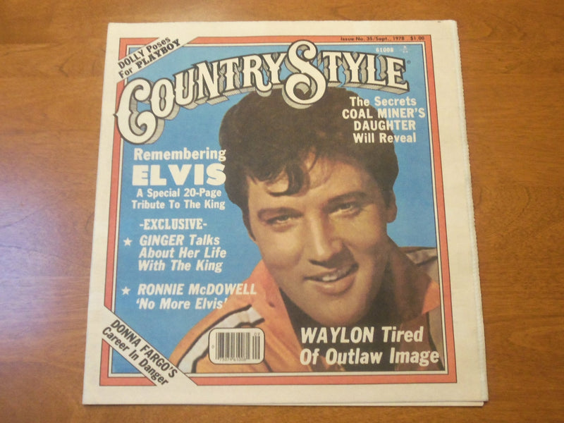 1978 SEP COUNTRY STYLE NEWSPAPER - REMEMBERING ELVIS, 20-PAGE TRIBUTE - NP 4767