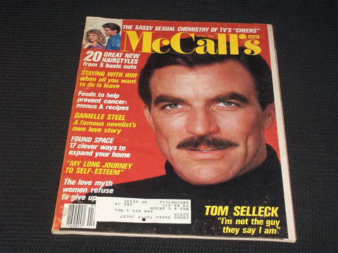 1984 APRIL MCCALL'S MAGAZINE - TOM SELLECK FRONT COVER - E 756