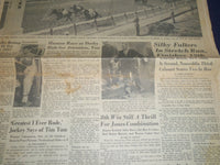 1958 MAY 4 THE COURIER-JOURNAL NEWSPAPER - TIM TAM WINS KENTUCKY DERBY - NP 5588