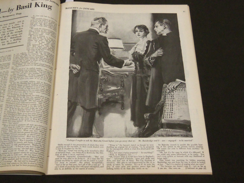 1917 JANUARY MCCLURE'S MAGAZINE - NEYSA MCMEIN - NICE ILLUSTRATIONS - J 2060