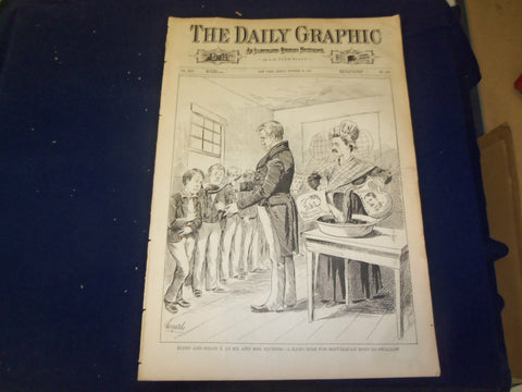 1887 OCTOBER 28 THE DAILY GRAPHIC NEWSPAPER - ELIHU AND SOLON B - NT 7677