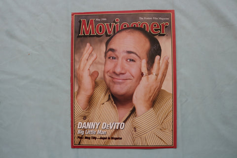 1986 MAY MOVIEGOER MAGAZINE - DANNY DEVITO COVER - E 19843