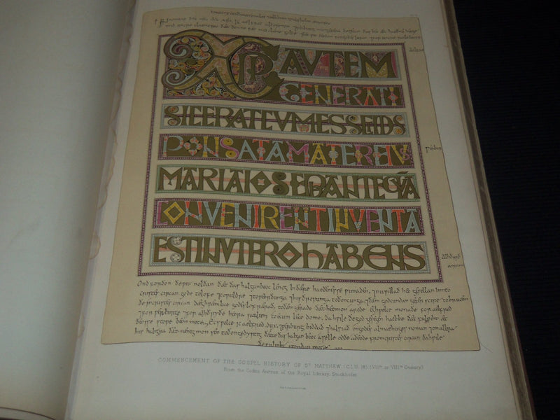 1868 MINIATURES & ORNAMENTS OF ANGLO-SAXON & IRISH MANUSCRIPTS - WESTWOOD- Z 253