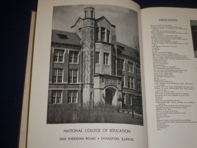 1947 THE NATIONAL COLLEGE OF EDUCATION YEARBOOK - EVANSTON ILLINOIS - YB 842