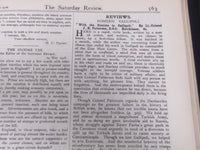 1916 SATURDAY REVIEW 2 BOUND VOLUMES - COMPLETE YR- PUBLISHED IN LONDON - R 1125