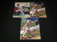 1984-1989 NEW YORK METS SCORECARD MAGAZINES LOT OF 14 - CALENDAR - O 2805A