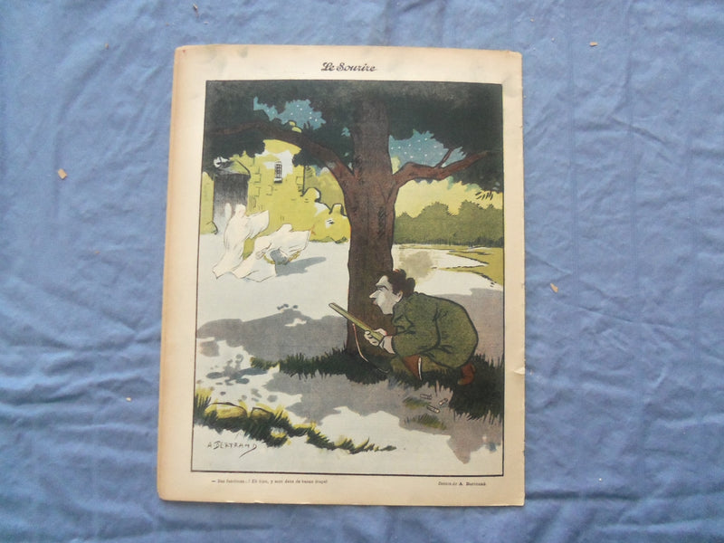 1903 NOV 14 LE SOURIRE MAGAZINE - ILLUSTRATED COMEDY - FRENCH TEXT - SP 4866A