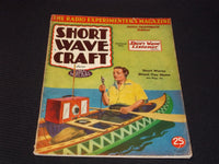 1930 JUNE SHORT WAVE CRAFT MAGAZINE VERY NICE FRONT COVER - E 103