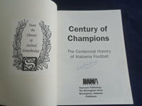 1991 CENTURY OF CHAMPIONS MAGAZINE - UNIVERSITY OF ALABAMA FOOTBALL - SP 1220I