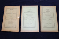 1922-1924 AMERICAN MATHEMATICAL SOCIETY BULLETIN - LOT OF 24 - O 3389