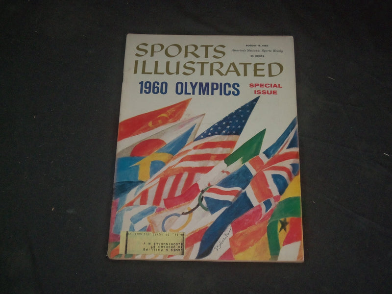 1960 AUGUST 15 SPORTS ILLUSTRATED MAGAZINE- 1960 OLYMPICS SPECIAL ISSUE- SP 8975