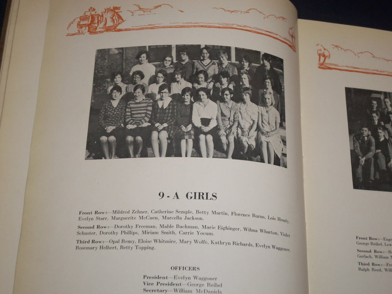 1930 TREASURE CHEST ASHLAND HIGH SCHOOL YEARBOOK - OHIO - PHOTOS - YB 521