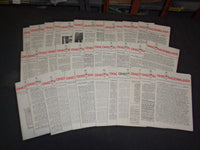 1972-1991 OHIO RACEWALKER NEWSLETTER MAGAZINE - LOT OF 223 - O 2910