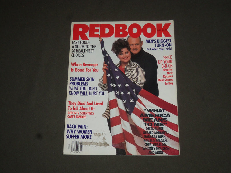 1991 JULY REDBOOK MAGAZINE - DELTA BURKE & GERALD MCRANEY COVER - SP 6003