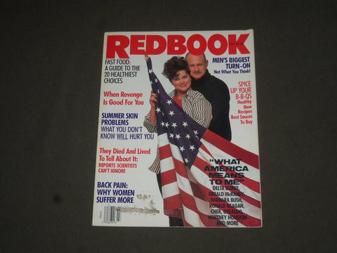 1991 JULY REDBOOK MAGAZINE - DELTA BURKE & GERALD MCRANEY COVER - SP 6003