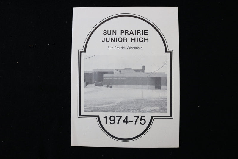 1974-1976 SUN PRAIRIE JUNIOR HIGH SCHOOL YEARBOOKS - LOT OF 2 - K 2932