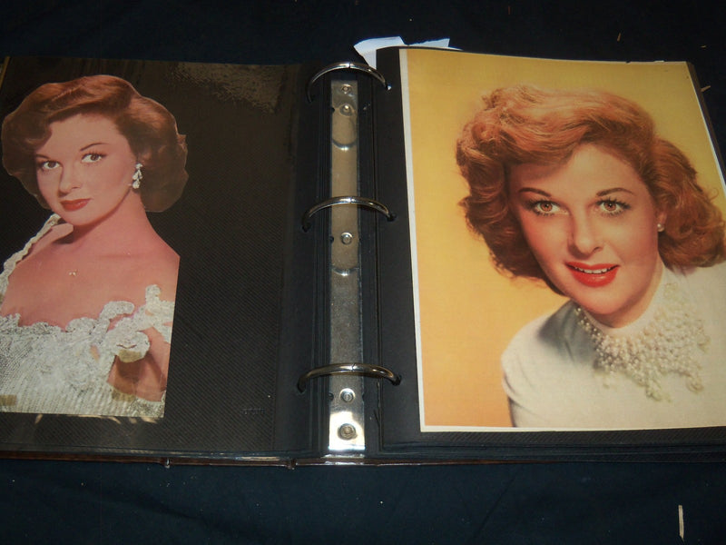 SUSAN HAYWARD 3 RING BINDER SCRAPBOOK - HOLLYWOOD - GREAT PHOTOS - 5A