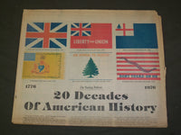 1976 JULY 4 THE SUNDAY BULLETIN (TAUNTON, MA) NEWSPAPER - BICENTENNIAL - NP 3206