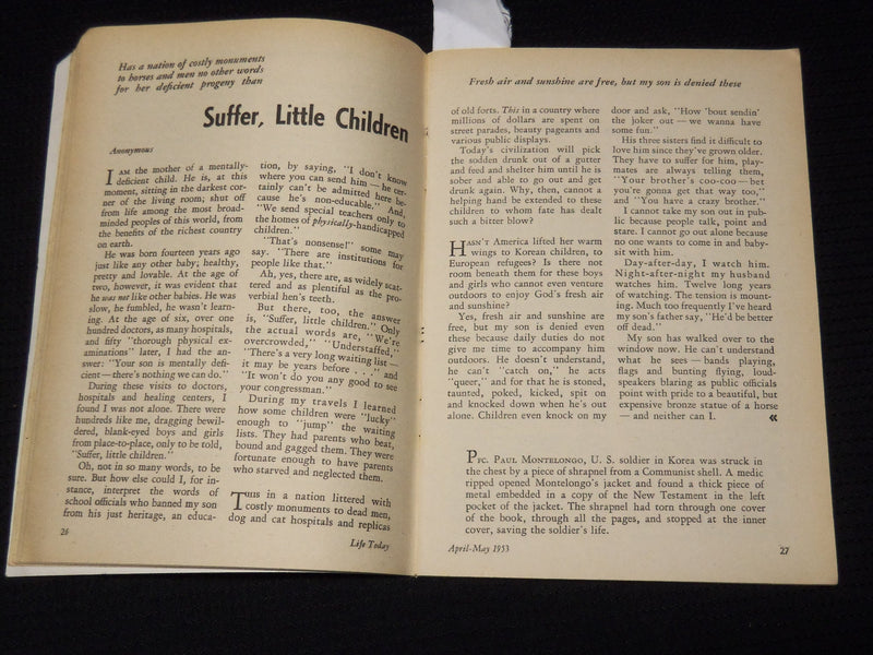 1953 APRIL/MAY LIFE TODAY DIGEST MAGAZINE - TALLULAHISM - K 2