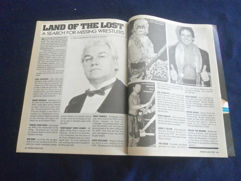 1991 WRESTLING FURY MAGAZINE - THE FOUR HORSEMEN COVER - ST 4628Z