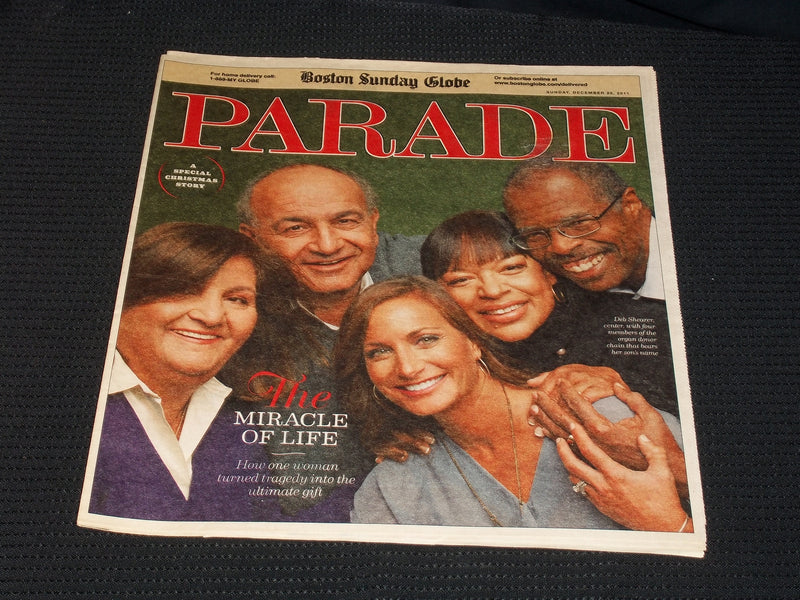 2011 DECEMBER 25 BOSTON SUNDAY GLOBE PARADE MAGAZINE - MIRACLE OF LIFE - E 4879