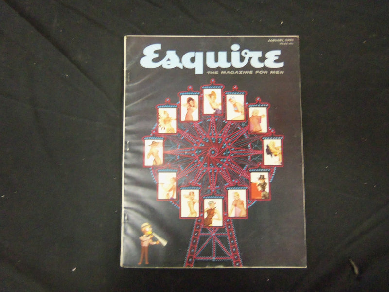 1955 JANUARY ESQUIRE MAGAZINE - GREAT COVER, PHOTOS AND ADS - ST 2718