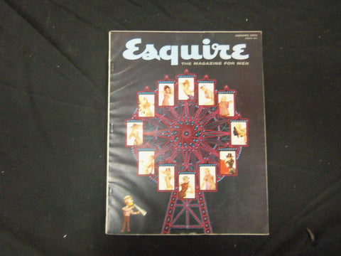 1955 JANUARY ESQUIRE MAGAZINE - GREAT COVER, PHOTOS AND ADS - ST 2718