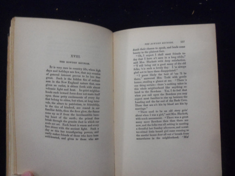 1927 THE COUNTRY OF THE POINTED FIRS HARDCOVER BOOK BY SARAH JEWETT - KD 8365