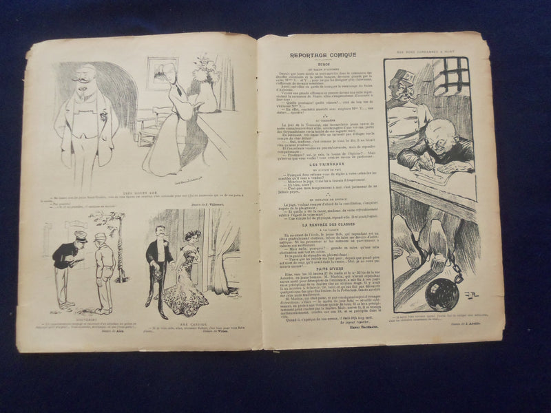 1905 NOV 11 LE SOURIRE MAGAZINE - ILLUSTRATED COMEDY - FRENCH TEXT - SP 4866W