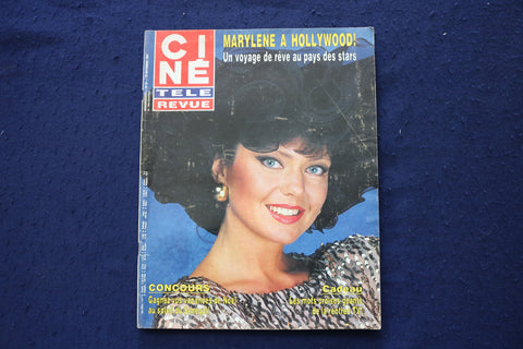 1987 SEPTEMBER 10 CINE TELE REVUE MAGAZINE - MARYLENE BERGMANN COVER - E 23569