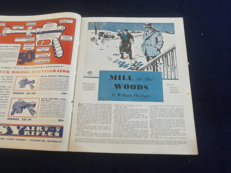 1935 OCTOBER AMERICAN BOY MAGAZINE - MILL IN THE WOODS - ST 7091