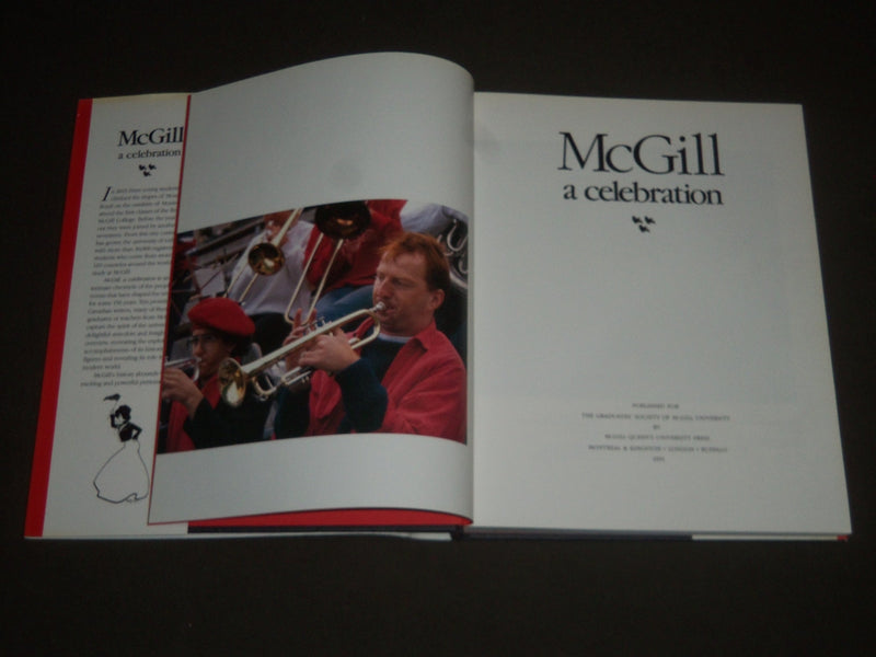 1991 MCGILL A CELEBRATION HARDCOVER BOOK - GREAT PHOTOS - I 1097