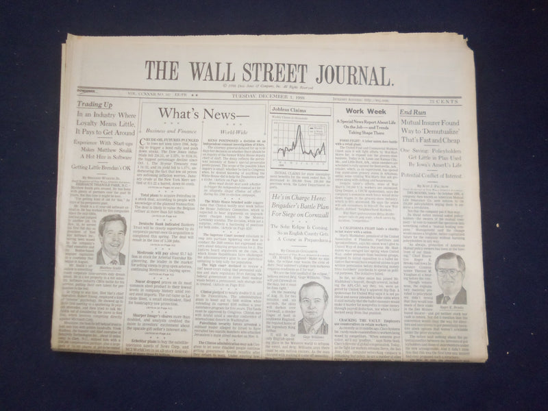 1998 DEC 1 THE WALL STREET JOURNAL - ROGER K. BROOKS - MATTHEW SZULIK - WJ 132