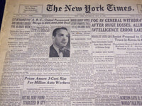 1951 MAY 24 NEW YORK TIMES - A. B. C. & UNITED PARAMOUNT MERGE - NT 2457