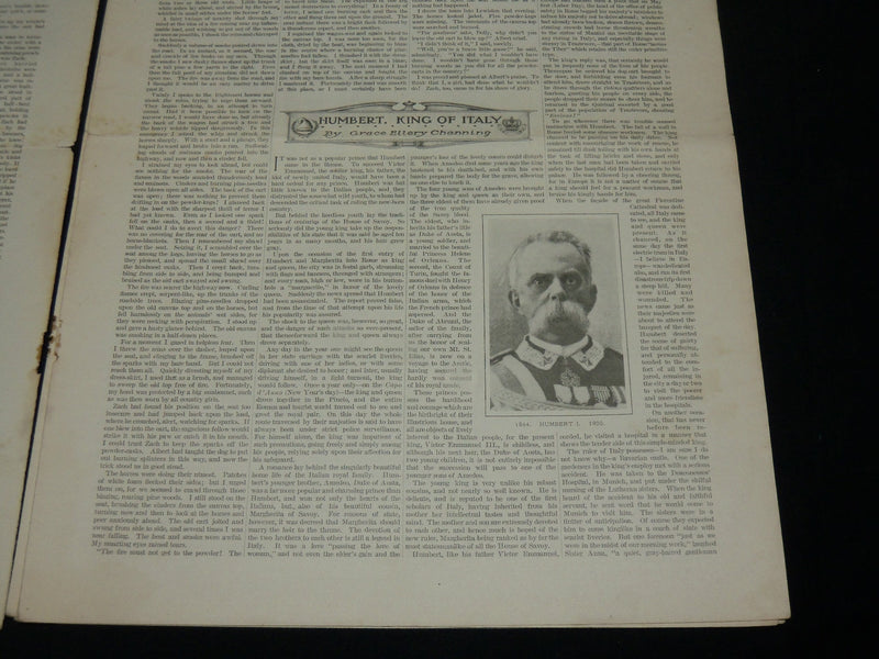 1900 YOUTH'S COMPANION MAGAZINE LOT OF 2 - FRIENDS BY EDITH WHARTON - ST 530W