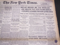 1931 SEPT 11 NEW YORK TIMES 20,000 CANZONERI DEFEAT BERG POLO GROUNDS - NT 5027