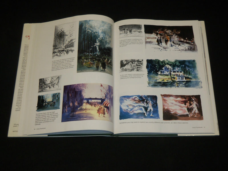1987 CAPTURING MOTION IN WATERCOLOR HARDCOVER BOOK BY DOUGLAS LEW - I 1881