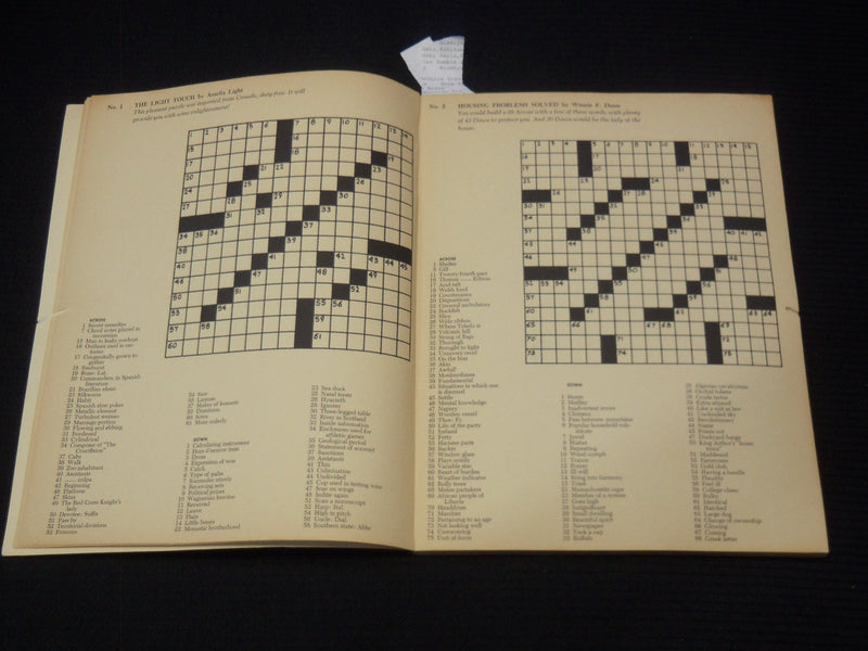 1962 CROSSWORD PUZZLE OMNIBUS SERIES 5 - MARGARET FARRAR - K 2610