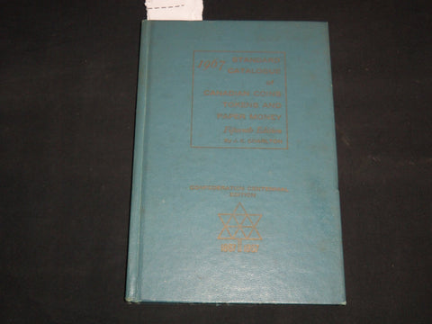 1967 STANDARD CATALOGUE OF CANADIAN COINS TOKENS PAPER - 15TH EDITION - KD 4351K