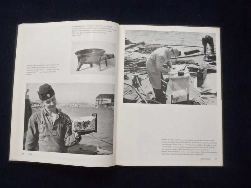 1960 THE WARSHIP VASA DEEP DIVING HARDCOVER BOOK BY ANDERS FRANZEN - KD 8817