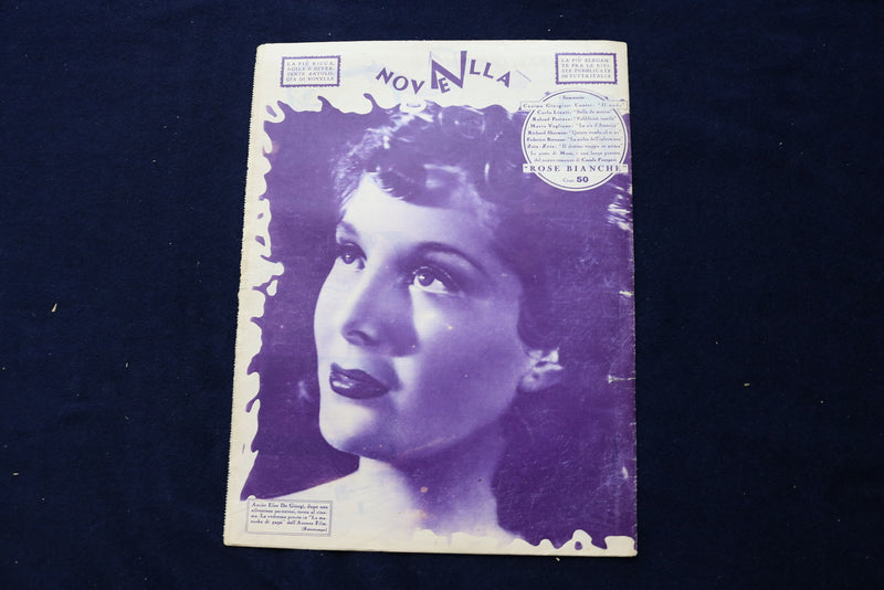1938 JANUARY 16 NOVELLE MAGAZINE - MARLENE DIETRICH - ITALIAN COVER - E 23780