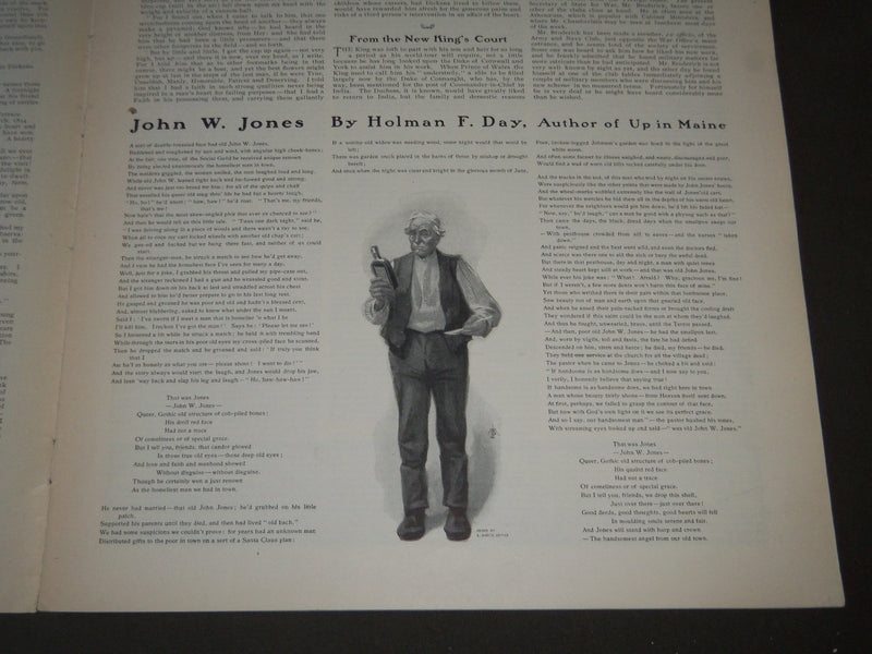 1901 JUNE 15 THE SATURDAY EVENING POST MAGAZINE - ILLUSTRATED COVER - SP 537