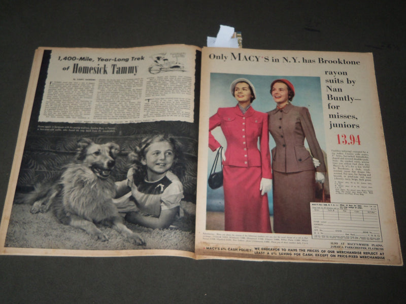1950 JANUARY 15 SUNDAY MIRROR MAGAZINE SECTION - MARY MARTIN - J 3027
