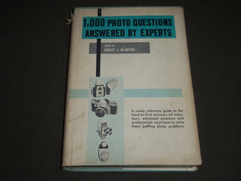 1959 1,000 PHOTO QUESTIONS ANSWERED BY EXPERTS - ROBERT MCINTYRE- KD 3780