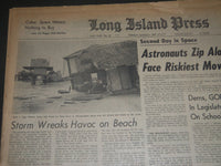 1969 MAR 4 & 5 LONG ISLAND PRESS NEWSPAPER LOT OF 2 - ASTROS ZIP ALONG - NP 2403